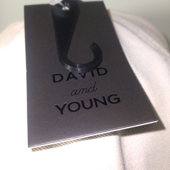 DAVID And YOUNG Put It On My Husband's Tab Cream and Black Cap Hat NWT - Picture 6 of 6
